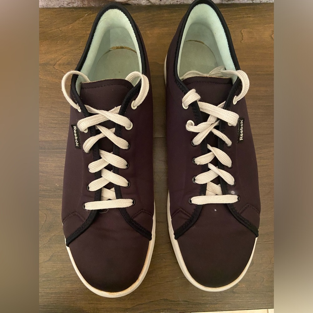 Reebok Black Neoprene Sneakers